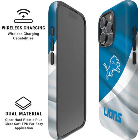 NFL Detroit Lions iPhone 16 Pro Magsafe Impact Case